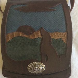 Handcrafted Leather shoulder or cross body bag